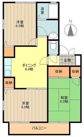 プランタニエールの物件間取画像